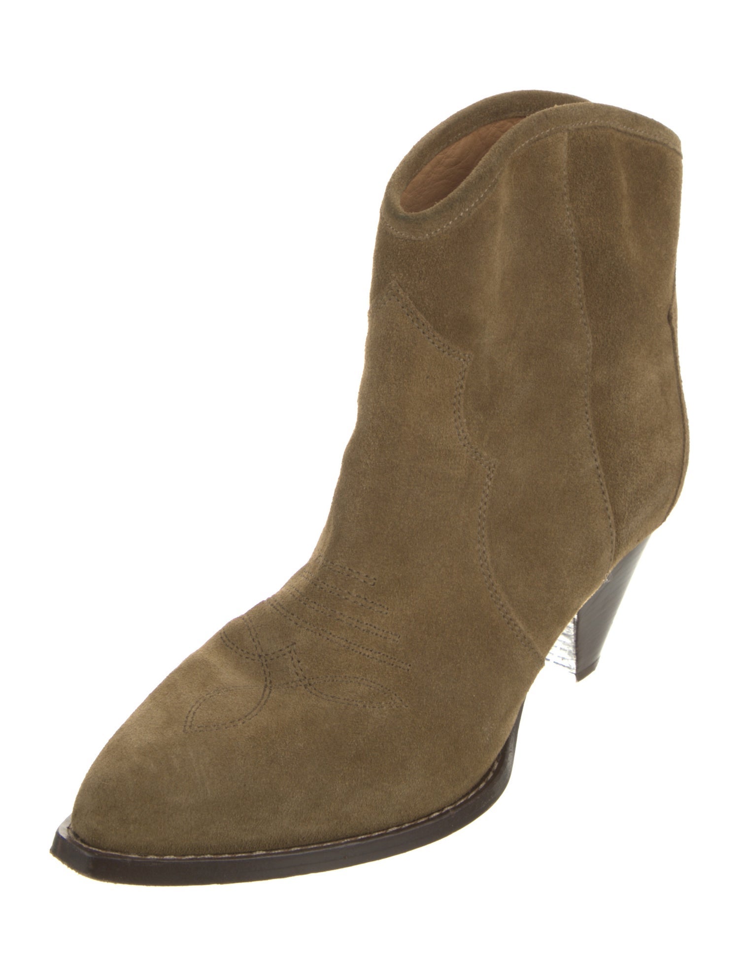 Isabel Marant Suede Western Boots